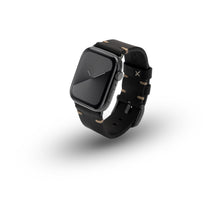 Lade das Bild in den Galerie-Viewer, Apple Watchband Alex II Vintage Schwarz 42/44/45/49 mm
