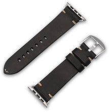 Lade das Bild in den Galerie-Viewer, Apple Watchband Alex II Vintage Schwarz 42/44/45/49 mm
