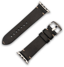Lade das Bild in den Galerie-Viewer, Apple Watchband Alex II Vintage Schwarz 42/44/45/49 mm
